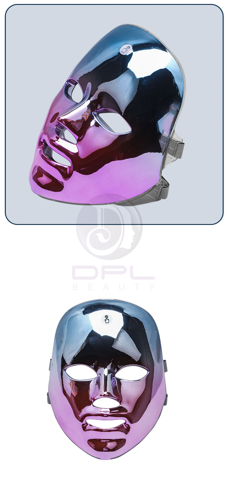 2021 7 Colors PDT Photon Light Rechargeable Beauty Therapy Facial Skin Care Spa Use LED Face Mask