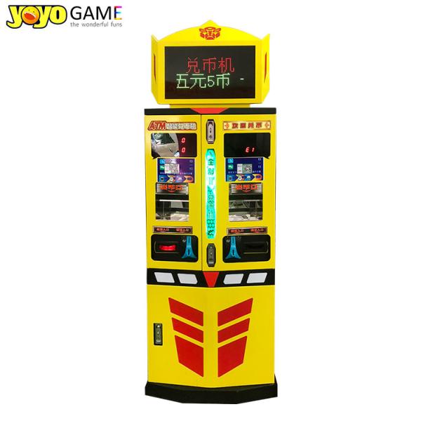 Automatic Coin Changer Machine Automatic Bill Exchange Arcade Game Token Coin Change Machine