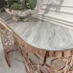 Corridor Bar Cabinet Console Table 0.4m Marble Sideboard Buffet
