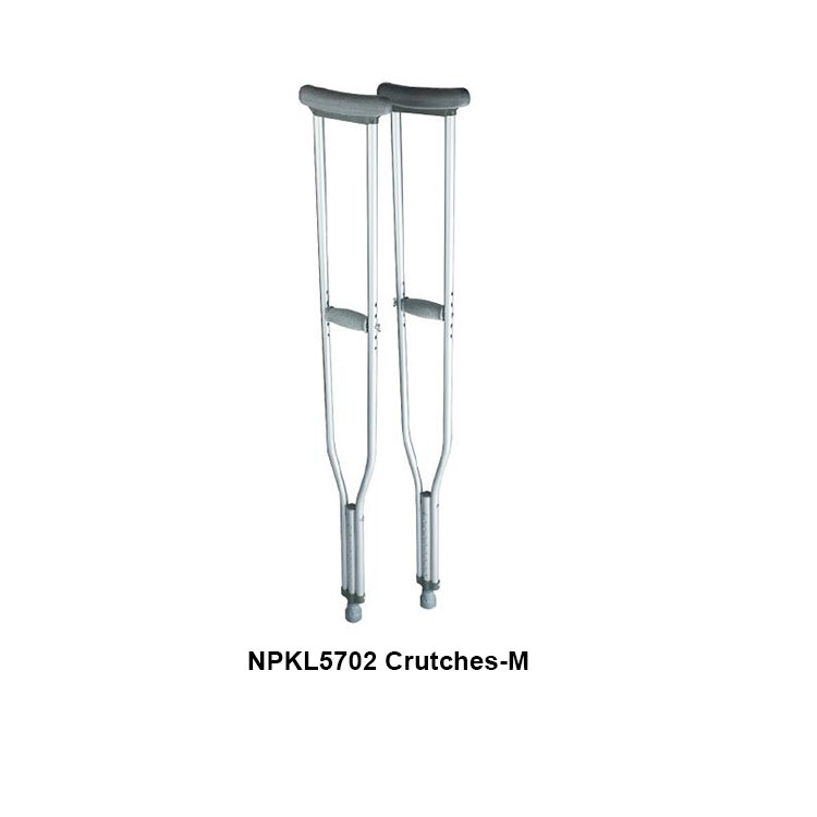 Lightweight and Strong Aluminum Axillary Crutches Disabled Walking Crutches