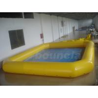 Buy cheap Yellow Color Square Inflatable Water Pool For Paddle Boats product