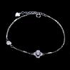 Buy cheap Elegant 925 Silver Tennis Bracelet / Cubic Zirconia Wedding Necklace from wholesalers