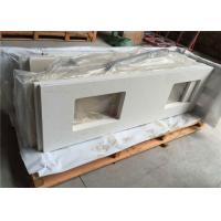 Buy cheap 22" X 73" Engineered Bathroom Vanity Countertops With Double Rectangle Cutouts product