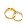 Buy cheap Glaring Group Sets OEM ODM Engraved Wedding Bands For Couples from wholesalers
