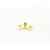 Buy cheap 2 Hole Male Coaxial SSMP Connector Flange Mount Gold Plated Brass from wholesalers