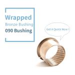 CuSn8 Wrapped Bronze Bushing With Holes