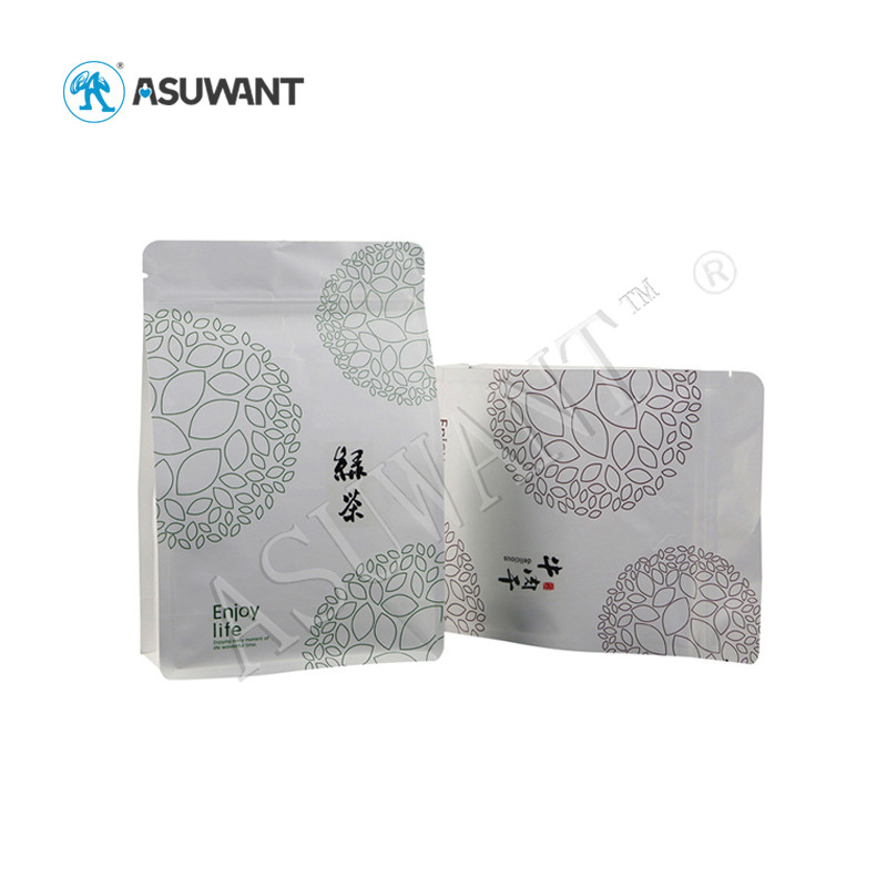 Clear PP Material Flat Bottom Pouch 8 Side Sealed Protein Child Resistant Exit Mylar Bags