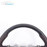 Smooth Leather Toyota Carbon Fiber Steering Wheel Matte 350mm