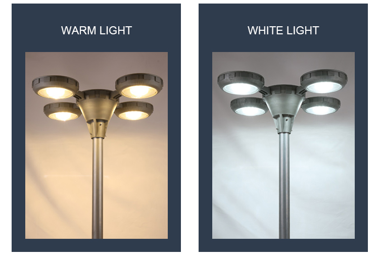 20w 30w 40w High Pole Led Solar Lights Outdoor Waterproof With Polycrystalline Solar Panel
