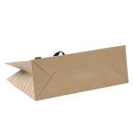 250gsm Brown Paper Shopping Bags , Commercial Paper Bags Clear Crease