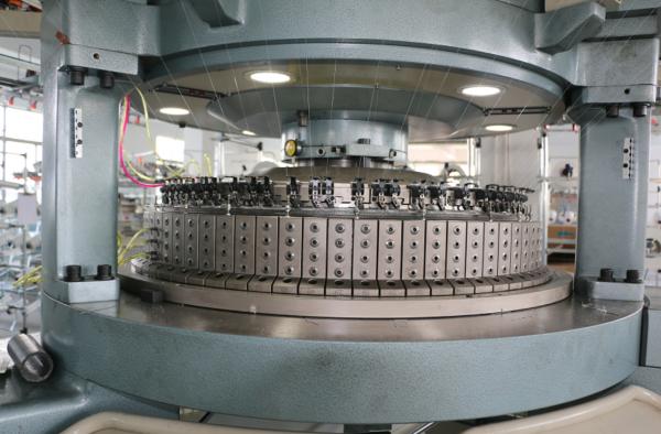 Buy cheap Sandwich / Health Fabric Knitting Machine Well Matched Installation Process from wholesalers