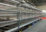 Durable Automatic Baby Chick Cage , Hot Galvanized H Type Layer Cage