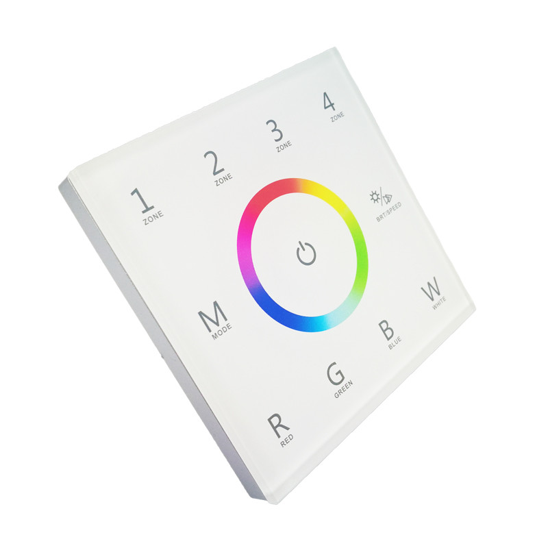 Brightness Dimming RGBW LED Controller Touchable Panel 2.4G RF&DMX512