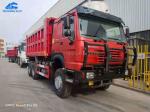 371HP 6x4 Sino Dump Truck With Military Bumper South Sudan