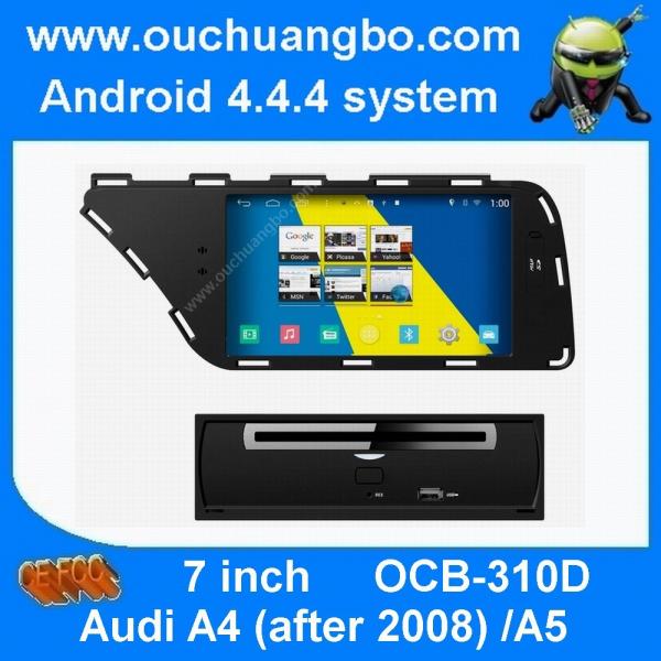 Buy cheap Ouchuangbo 7 inch Audi A4 A5 car stereo gps radio with 1024*600 4 core USB S160 platform from wholesalers