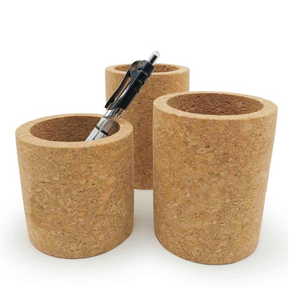 Buy cheap H. 10cm Cork Pen Pot Holder Office Stationery Lightweight Desk Tidy from wholesalers
