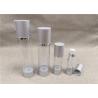 Buy cheap Various Size Airless Acrylic Lotion Bottle Transparent Bottle Body Silver Cap from wholesalers