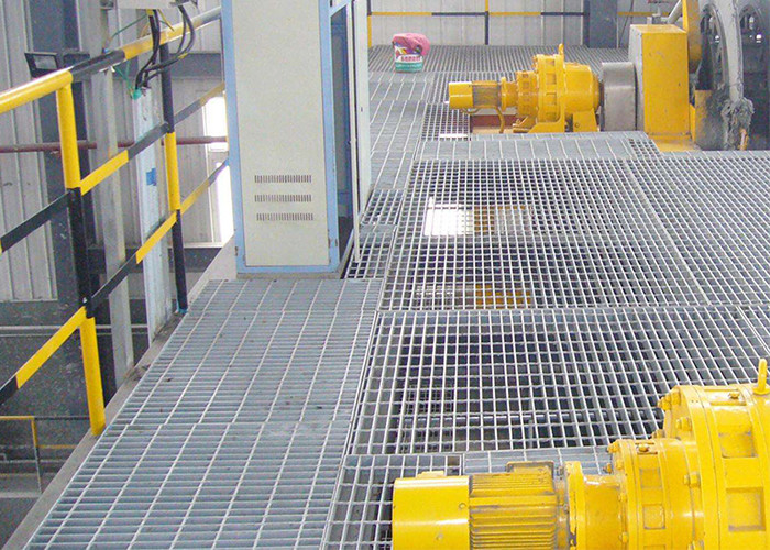 Catwalk OEM Steel Bar Grating For Platform And Deck Metal Mesh Walkway