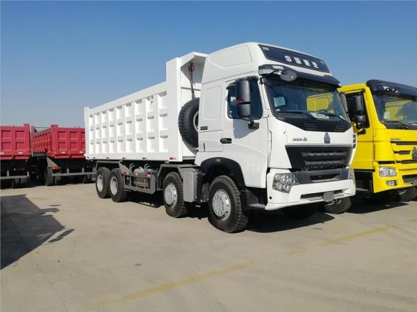 Buy cheap Customized 12 Wheel Dump Truck , 8x4 Tipper Truck Easily Maintenance from wholesalers