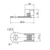 Buy cheap Industrial Tubular Ring Terminal To Spade Terminal Adapter Cable End Lugs from wholesalers