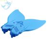 Buy cheap Blue And Yellow Plastic Mermaid Monofin , Mermaid Feet Fins Anti - Skidding from wholesalers