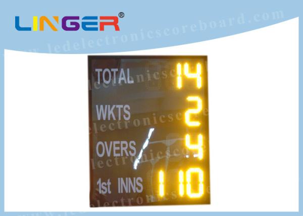 Buy cheap College Small Digital Scoreboard , Portable Digital Scoreboard Amber Color from wholesalers