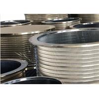Buy cheap 304 Stainless Steel Wedge Wire Screen L6m Filter Elements product