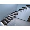 Buy cheap Contemporary Metal Floating Stairs , Wooden Staircase Designs For Homes from wholesalers