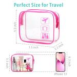 Waterproof and Shockroof Clear Cosmetic Makeup Bags for Women Men