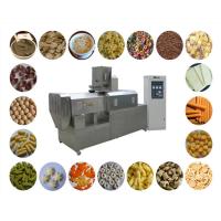 Buy cheap SS Slanty Snack Bar Dual Screw Extruder Puffed Corn Snack Making Machine product
