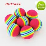 rainbow golf ball