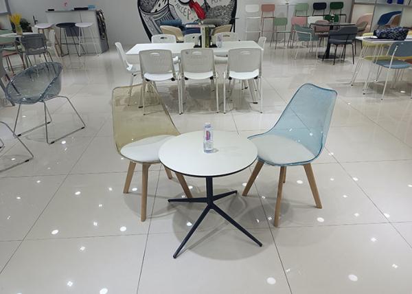 Buy cheap Crystal Clear Acrylic Dining Chairs 48cm 54cm Tiffany Wedding Event from wholesalers