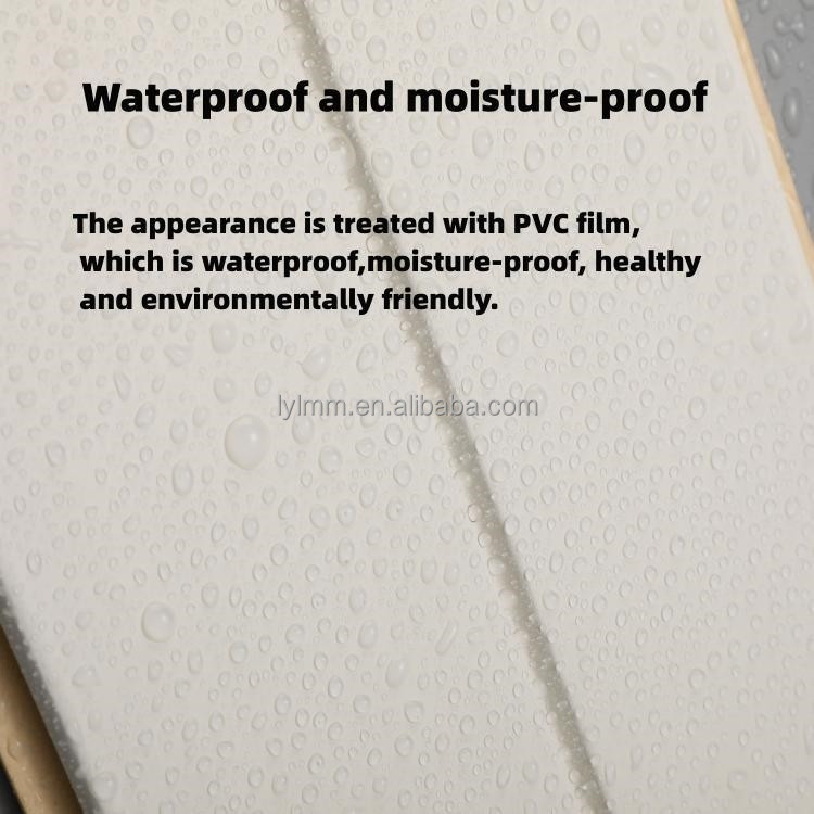 200mm Width WPC Paint-free Great Wall Boards for Bamboo Wooden Grille Wall Panels