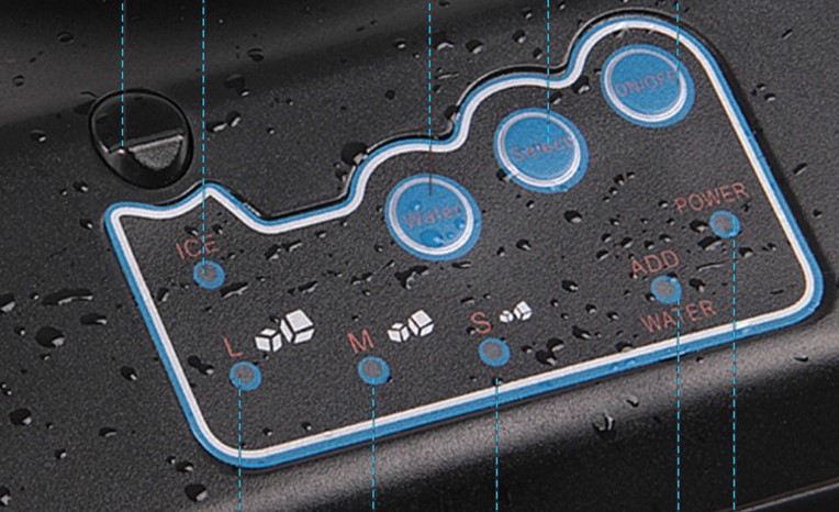 Electric Ice Maker Machine Commercial Home Small Mini 25kg Countertop Bullet Nugget Portable Ice Block Making Machine
