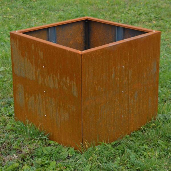 Buy cheap Customized Corten Steel Outdoor Metal Planter Laser Cut Detachable from wholesalers