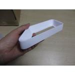 Single shot injection molding/ electornic enclosure/material ABS/ White color/