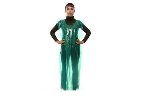 Buy cheap Biodegradable Adult Disposable Aprons , Disposable Polyethylene Aprons With Round Neck from wholesalers