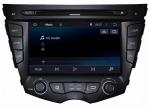 Ouchuangbo Car Radio DVD Navi Stereo Multimedia Kit for Hyundai Veloster Pure