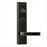 Buy cheap Swiping Card Hotel Smart Locks Black Zinc Alloy Door Lock 25uA Static Current from wholesalers