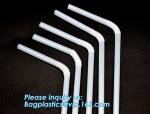 PLA Plastic Biodegradable Straws drinking Disposable straw Enviroment friendly
