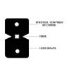 Buy cheap G657A2 FTTH drop fiber optic data cable 1-4 cores , LSZH meterial from wholesalers