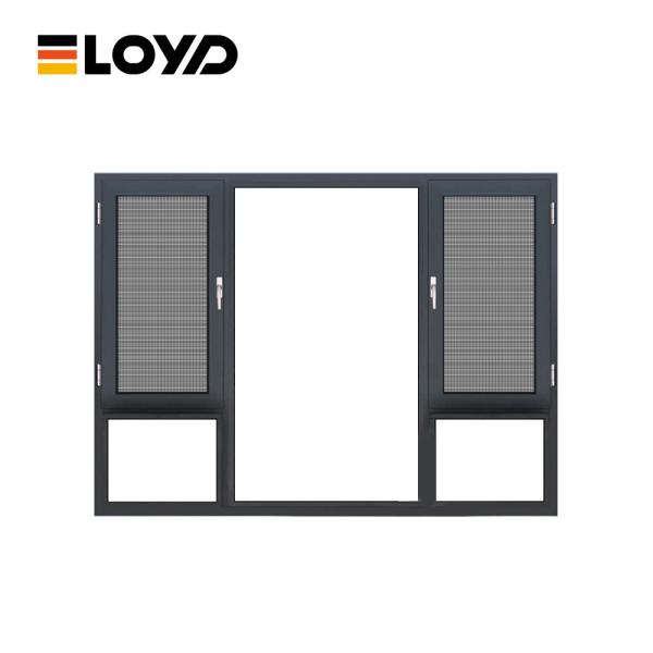 Buy cheap Ultra Narrow Aluminium Frame Casement Window Replacement swivel tilt from wholesalers