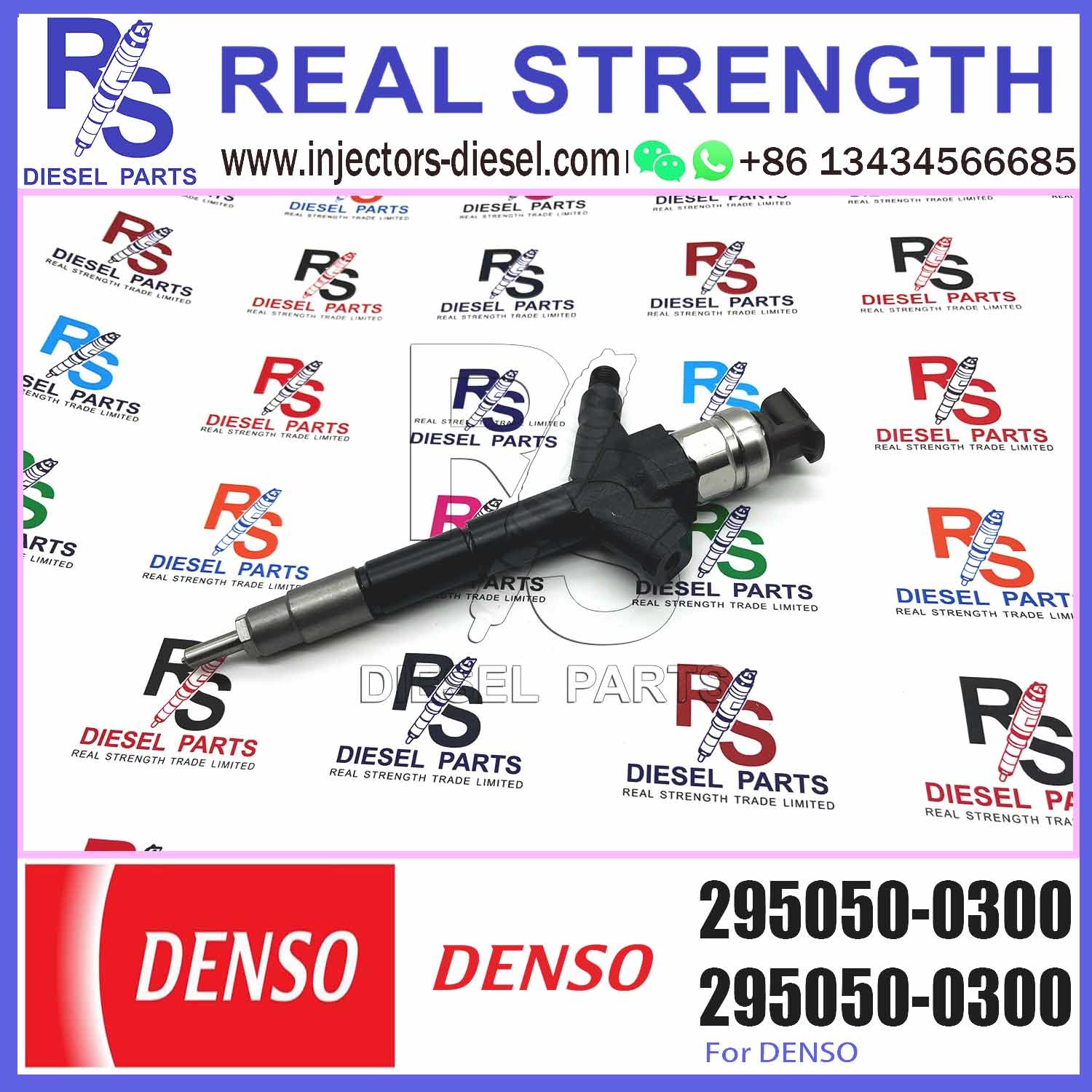 Common Rail Injector 295050-0300 For NISSAN Pathfinder NAVARA 16600-5X000 16600-5X00A