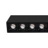 Buy cheap White Black Aluminium Profile Strip Light SMD3030 2835 75 Watt IP20 from wholesalers