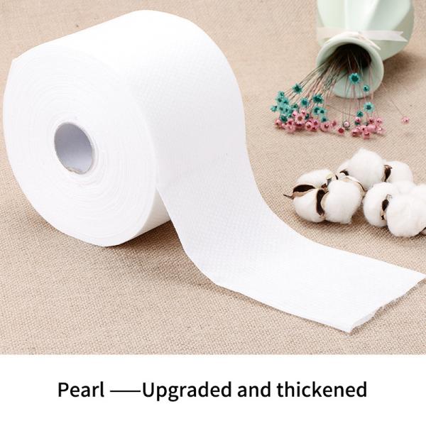 Buy cheap Fast Absorbing Facial Cleansing Cloths Viscose Nonwoven Fabric Face Towel Roll from wholesalers