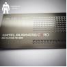 Buy cheap Metal Card Factory Supply Custom Logo Gun Plated Stainless Steel Metal Business Card from wholesalers