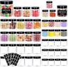 Buy cheap Round Plastic Jars With Lids Cosmetic Cream Lotion Liquid Slime Butter from wholesalers