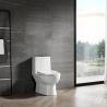 Buy cheap 400mm One Piece Toilets 1.3 GPF Single Flush Elongated Toilets from wholesalers
