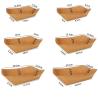 Buy cheap Eco-friendly Square Food Tray for Biodegradable Takeaway Sushi Sandwich Kraft Paper Box from wholesalers