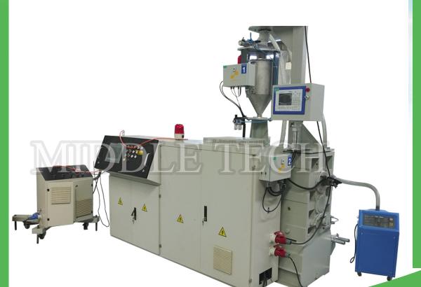 Buy cheap High Efficiency HDPE Pipe Extrusion Machine , PLC Control Plastic Extrusion Equipment from wholesalers